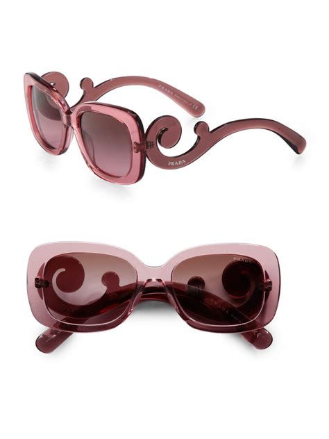 prada baroque sunglasses pink|prada baroque sunglasses knockoff.